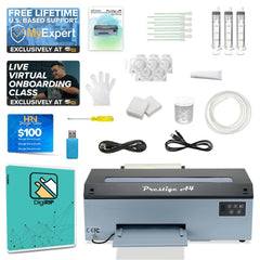 DTF Station 8" Prestige A4 DTF Printer - Classic Black and Grey - HeatPressNation