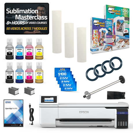 Epson SureColor F570 24" Pro Sublimation Printer Paper Bundle - HeatPressNation
